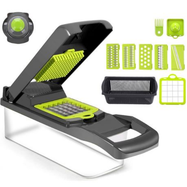 Vegetable Choppe,Pro Onion Chopper, Multifunctional 13 in 1 Food Chopper