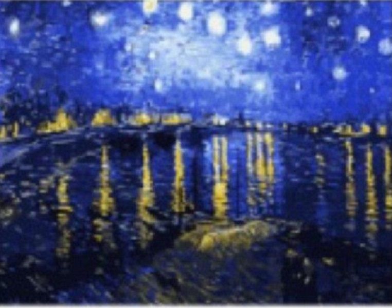 Paint by numbers - Rhone River