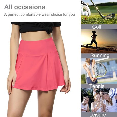 Women Sports Quick Drying Tennis & Golf Skirt -Pink, Shop Today. Get it  Tomorrow!