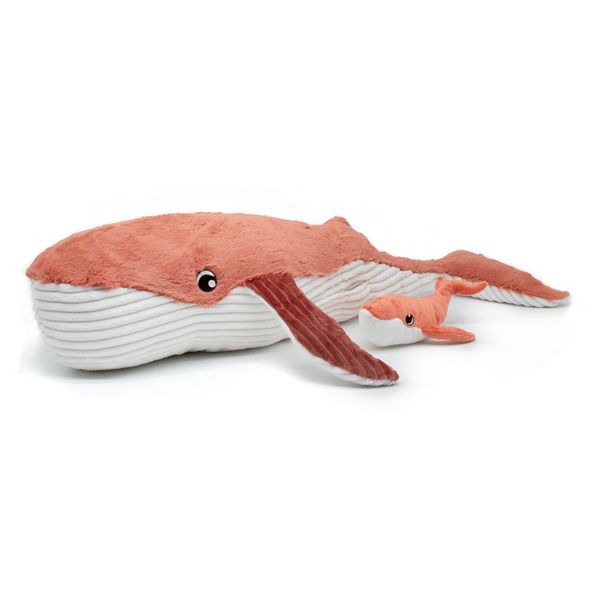 Les Ptipotos by Deglingos the Whale Mom &amp; Baby - La Baleine 75cm