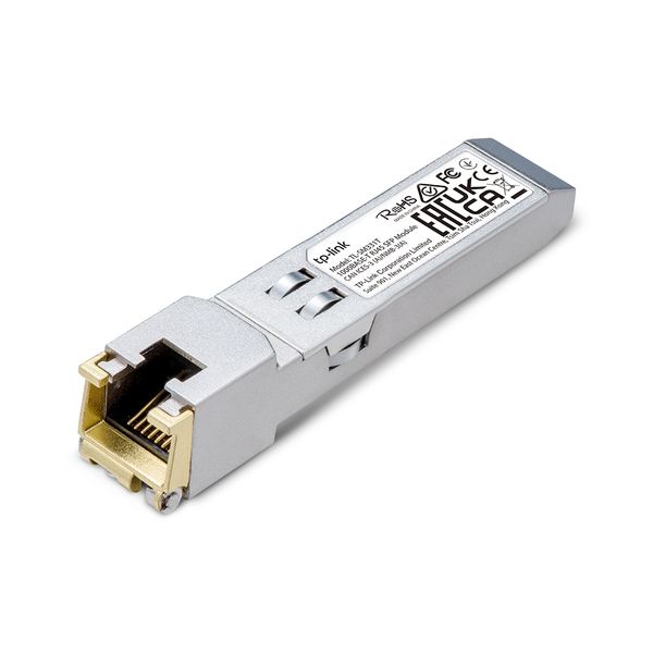 TP-Link SM331T 1000BASE-T RJ45 SFP Module 100m Cat5e UTP Reach, Low Power