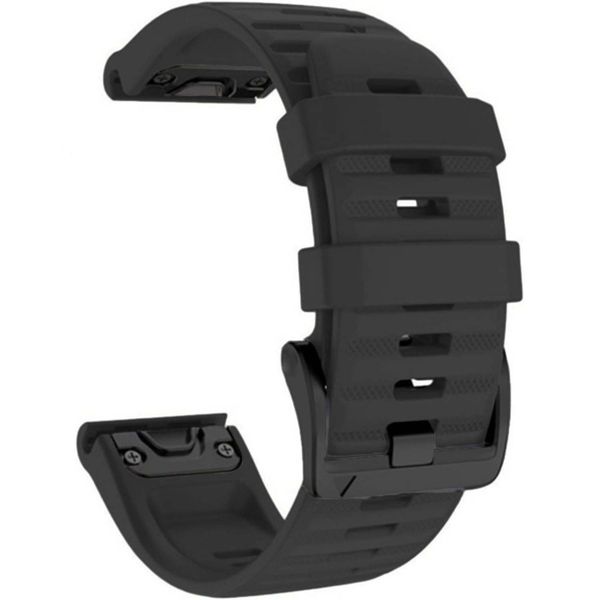 FocusFit Garmin Fenix3/3HR/Fenix 5X 26mm Textured Silicone Strap