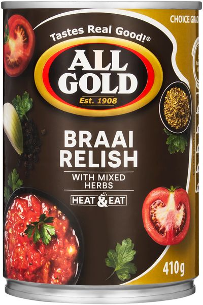 All Gold Braai Relish 410g