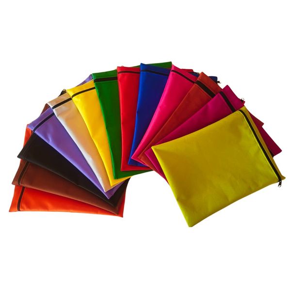 10 x Assorted Portrait Canvas Book Bags For Boys