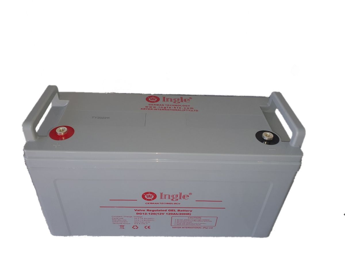 Ingle 12V 120Ah Valve Regulated GEL Battery Rechargeable Shop Today 