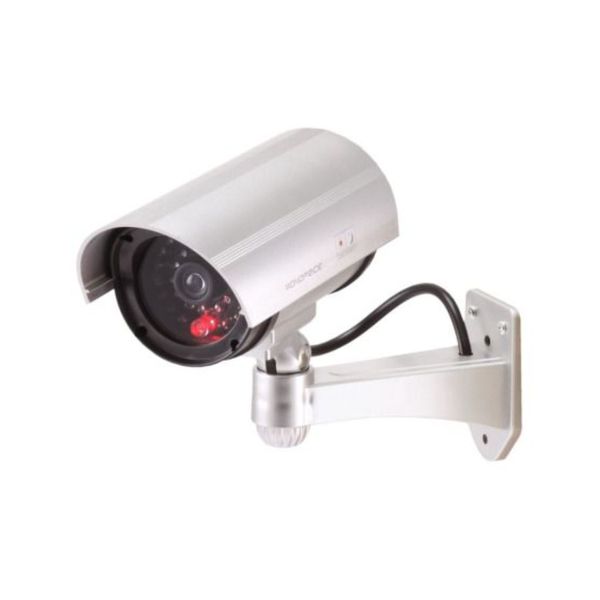 Dummy Outdoor Fake Camera Security Home CCTV Camera with LED Flashing Light