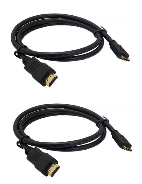 HDMI To Mini HDMI With 5 Meter Cable - 2 Pack