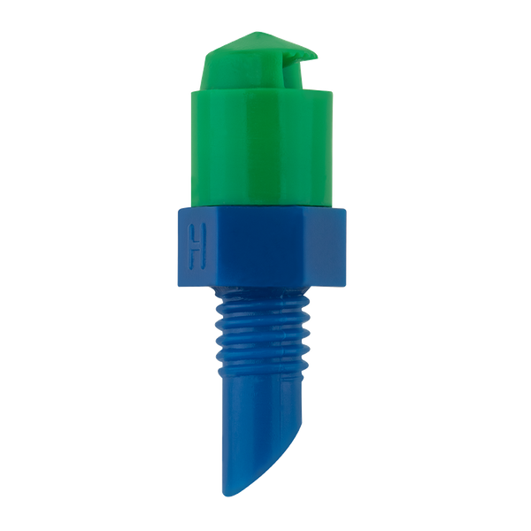 Microjet - Blue Base/Green Cap 90 degree - 10 Pack