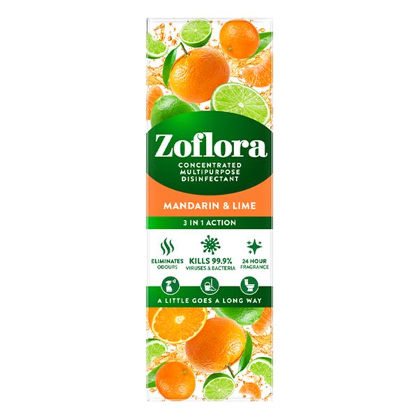 Zoflora Mandarin &amp; Lime Concentrated Disinfectant Pack