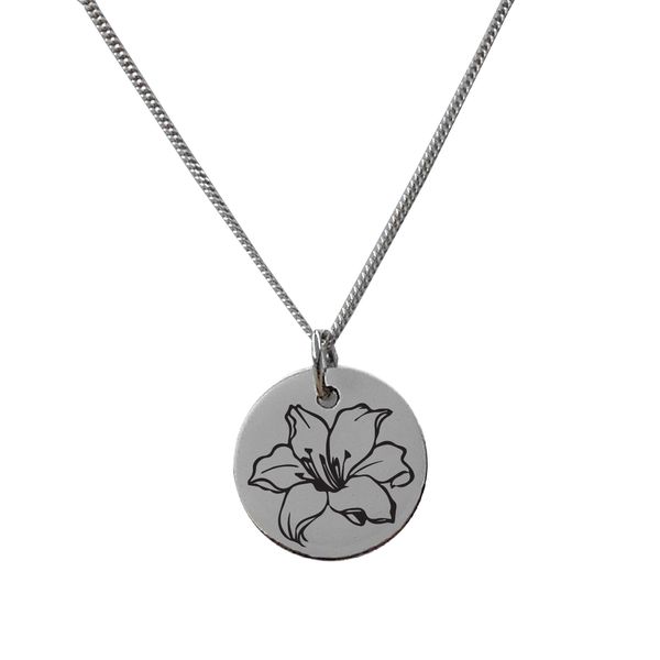 Cape Lily Sterling Silver Necklace with Chain