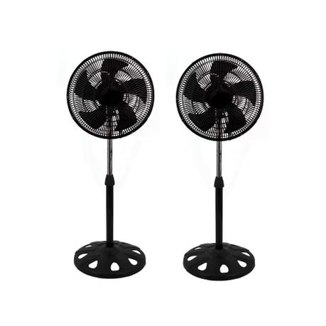 18in / 45cm Floor Standing Adjustable Pedestal Fan - SET OF 2 Image