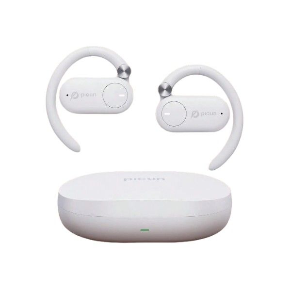 Picun - H6 - Bone Conduction Wireless Earbuds with Mic - White