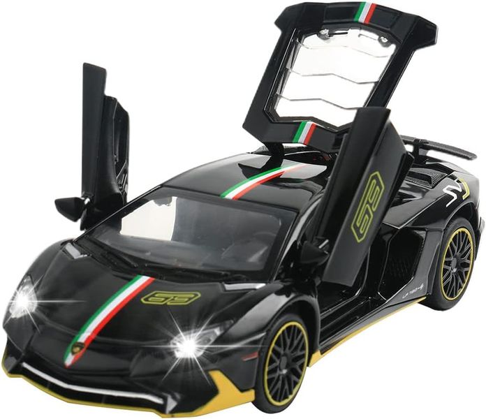 Alloy Pull Back Sports Car Model 1:32 Open Door Children's Toy