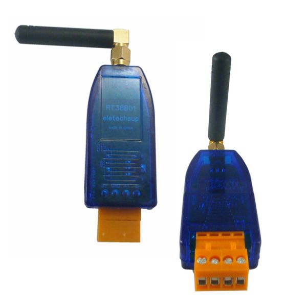 2Pcs RS485 Wireless Transceiver 20DBM 433Mhz Transmitter and Receiver