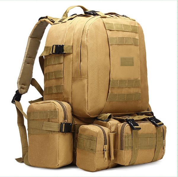 Men's Camping Travel Backpack Large Capacity Tactical Mountaineering Bag
