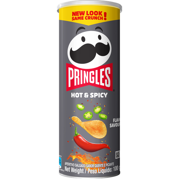 Pringles Potato Chips Hot &amp; Spicy 100G- Pack of 12