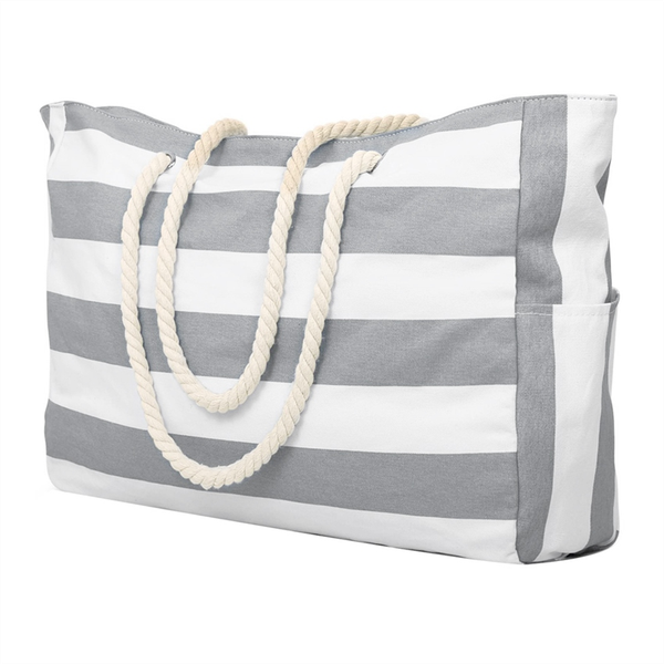 Beach Bag, Swimming Bag, Waterproof Beach Bag, Grey