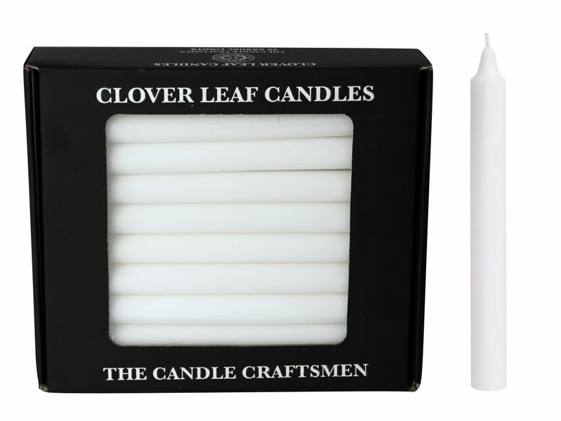 30 x Clover Leaf Candles - Casual Lights - (2x25cm)