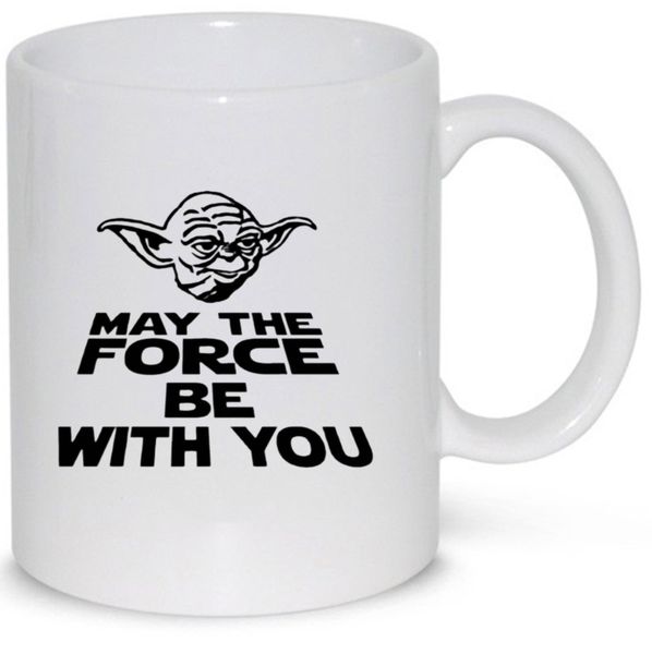 May The Force Be With You Star Wars Gift Coffee Mug (11Oz Standard Size)