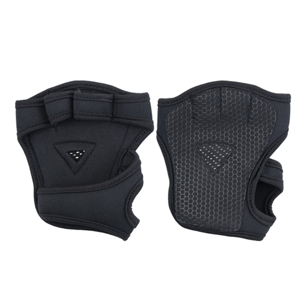 L Size Rubber Four Finger Workout Glove Weight Training Gloves