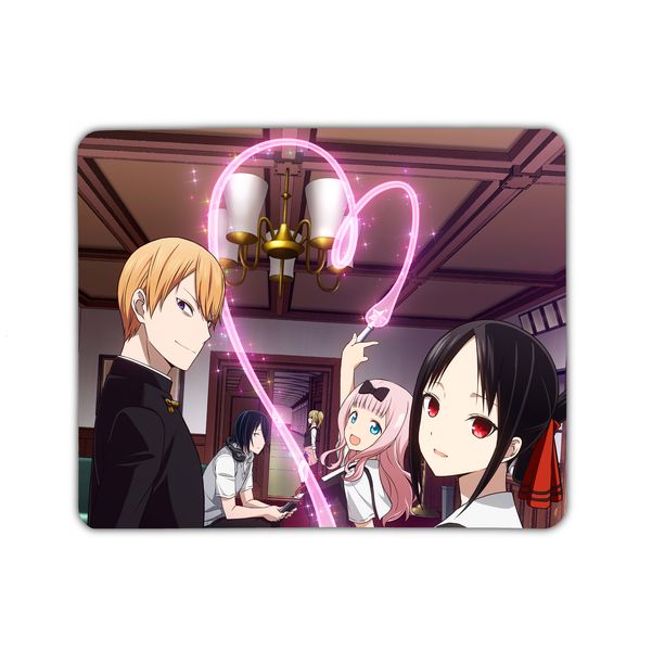 Pink Love Is War Anime Mouse Pad