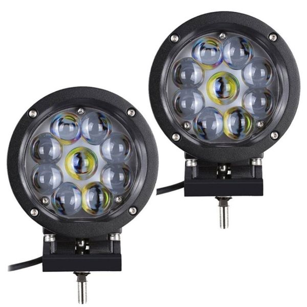2 pcs 5inch 45W LED Car Light 3800 Lumen for SUV ATV Truck Car