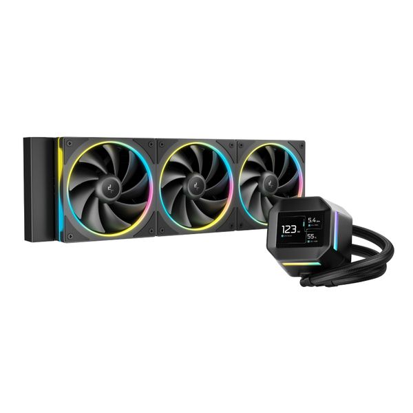 DeepCool LM360 ARGB 360mm 2.4" IPS display AIO CPU Liquid Cooler