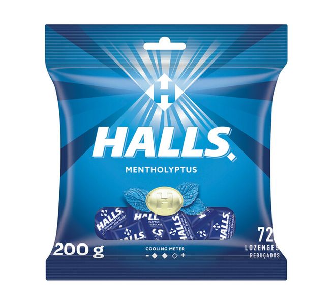 Halls Mentholyptus Throat Lozenges - Pack of 72