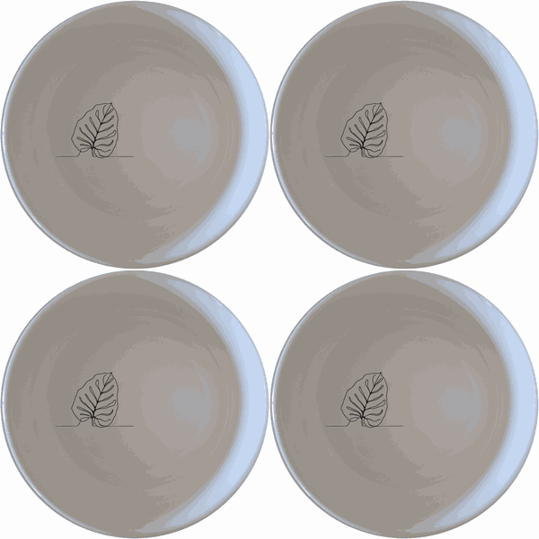 Calathea Orbifolia Bowl Set of 4 - Range 4