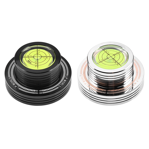 50Hz Lp Vinyl Record Player Turntable Stabilizer with Level Silver