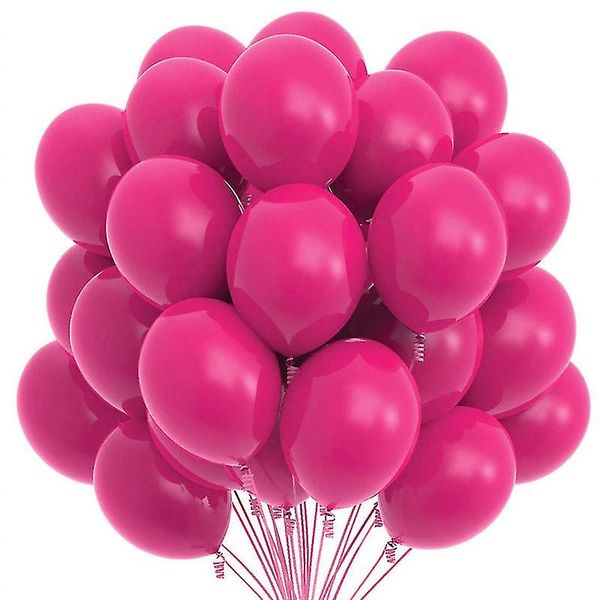 12"Party Pink Balloons - Pack of 100 Piece