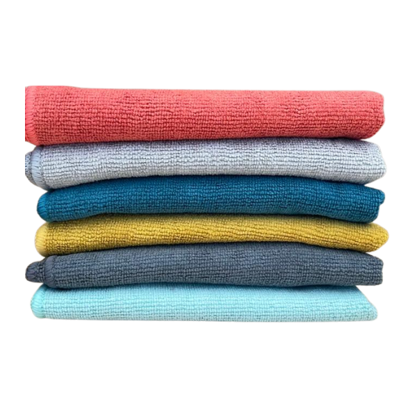 6-Pack Microfiber Cleaning Cloths - Multi-Purpose &amp; Ultra-Absorbent Towels