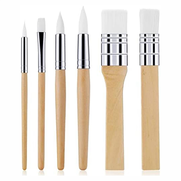 Paintbrush Set,Nylon Paint Brushes Different Shape Painting Brush Set
