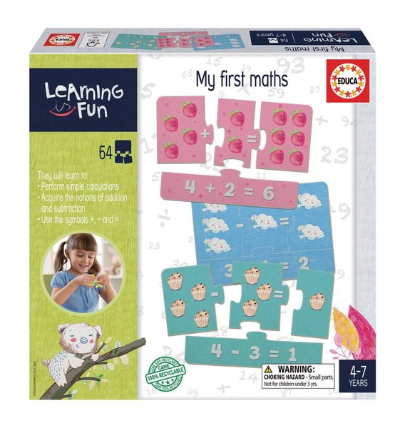 Educa Learning Puzzle - My First Maths - 64 Pieces