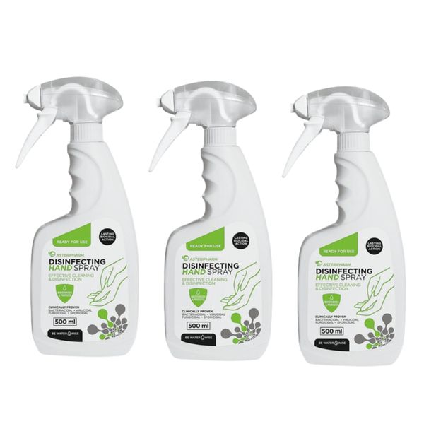Asteripharm Hand Disinfectant 500ml Pack of 3