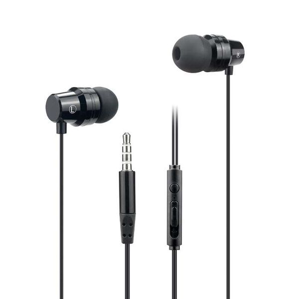 Blaupunkt Wired Earbuds With Built-in Microphone - Black