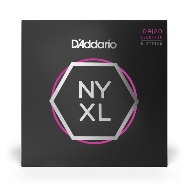 D'Addario NYXL0980 8 String Electric Guitar Strings