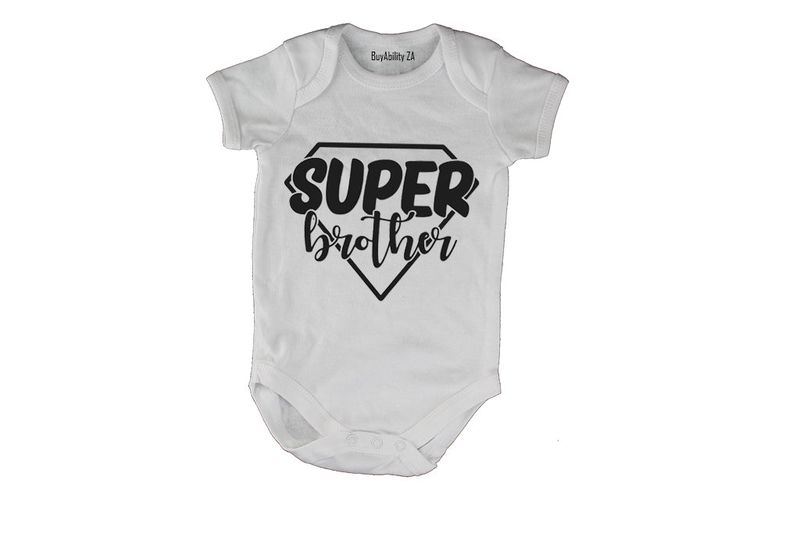 Super Brother - Short Sleeve - Baby Grow