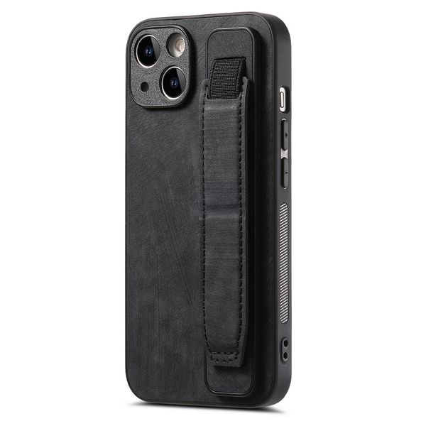 Simple Leather Texture Wristband Phone Case Compatible with Galaxy S22 Plus