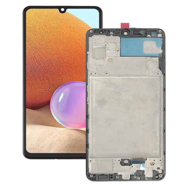 Replacement LCD Screen with Frame for Samsung A33 5G ( Black)