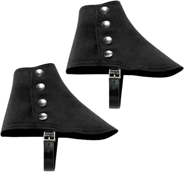 FytStycale Knight Spats Men's Shoe Covers Medieval Adjustable Buckle Cloth