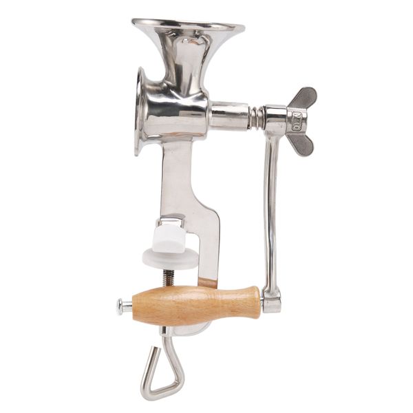 Full Stainless Steel Kitchen Tool Hand Operated Nut And Spice Grinder