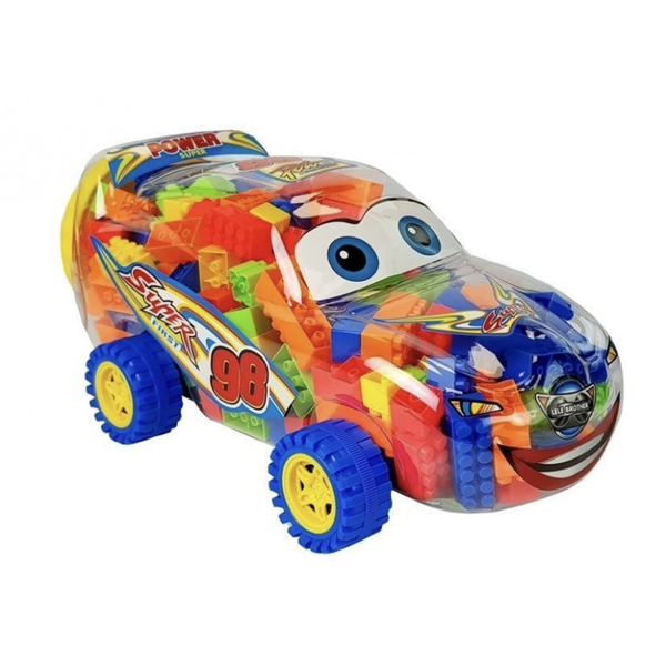 Ultimate Interactive Building Block and Car Toy Set - 218 Pieces