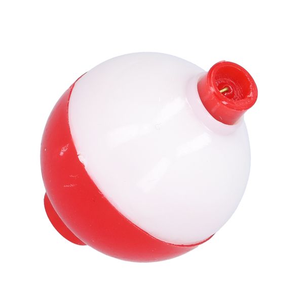 Round Fishing Buoy Bobbers Red White 45mm