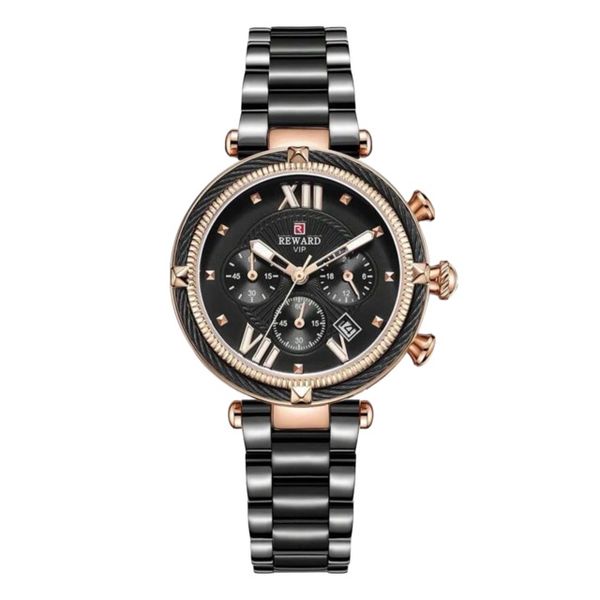 REWARD Chronograph Sports Women Quartz Wrist Watch with Calendar