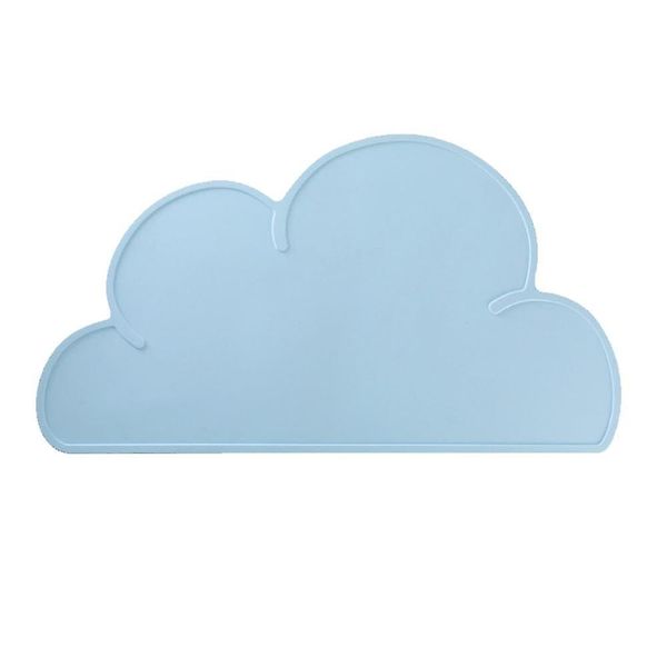 2 Cloud-Shaped Silicone Dough Mats for Creative Kids