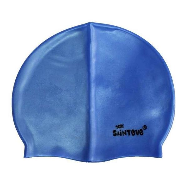 Sainteve - Waterproof Silicone Swimming Cap for Adults