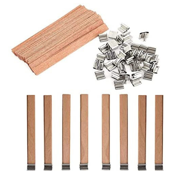 Wooden Candle Wick Set 20pcs