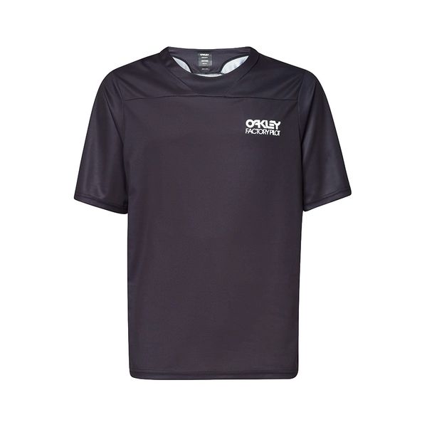 Oakley Mens Factory Pilot Lite Mountain Bike Jersey II - Blackout