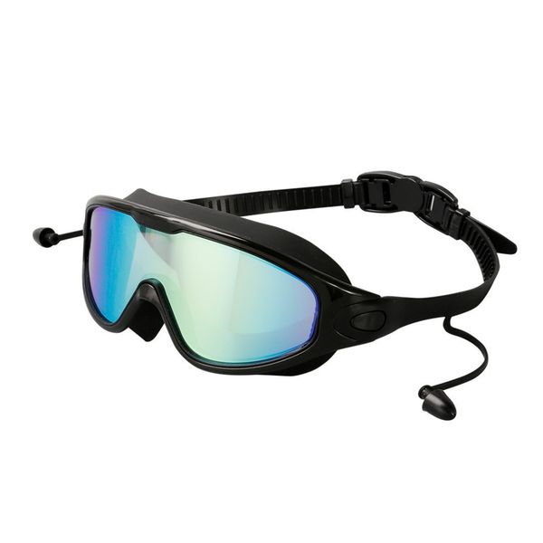 Electroplated Large Frame Swimming Goggles for Clear Underwater View
